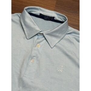 Clubhouse Collection Masters Performance Golf Polo Shirt Mens Sz Medium Blue